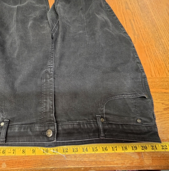 Talbots Flawless Slim Ankle Curvy Black Jeans Plus Size 22W - Picture 6 of 8